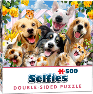 double sided selfie puzzles buddies  stukjes