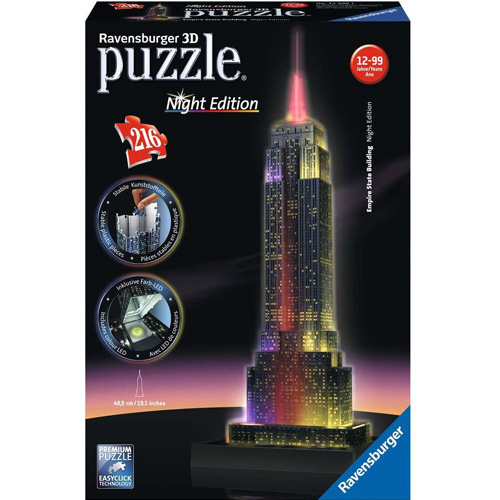 D Puzzel Empire State Building Night Edition