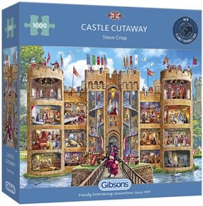 castle cutaway puzzel  stukjes