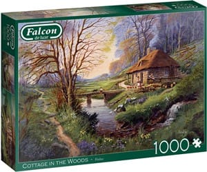falcon cottage in the woods puzzel  stukjes