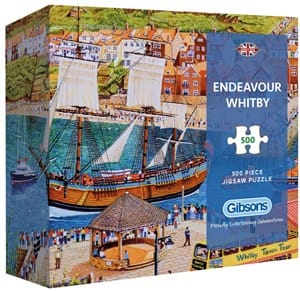 endeavour whitby gift box puzzel  stukjes