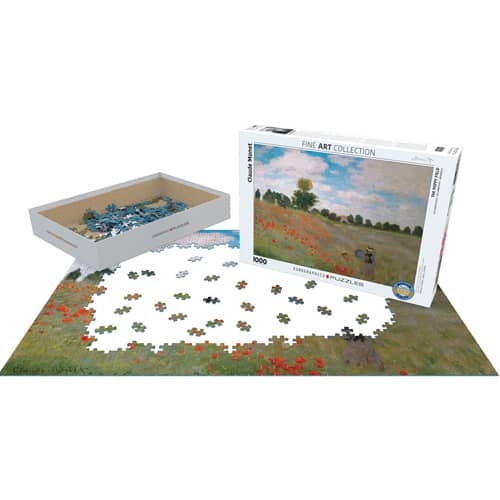 Claude Monet The Poppy Field Puzzel