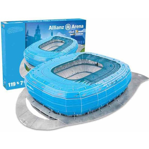 Bayern Munchen Allianz Arena Blauw D Puzzel