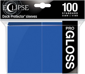 standard sleeves gloss eclipse blauw  stuks