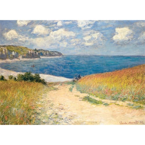 Path Through the Wheat Fields Claude Monet Puzzel